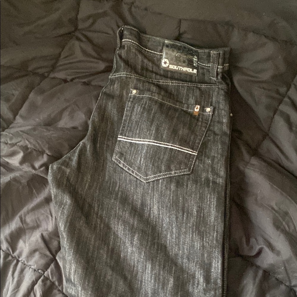 South Pole Men's Black Jeans size 42